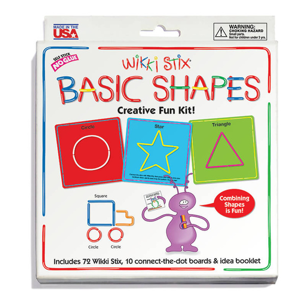 Wikki Stix Wikki Stix® Basic Shapes Cards Kit 705